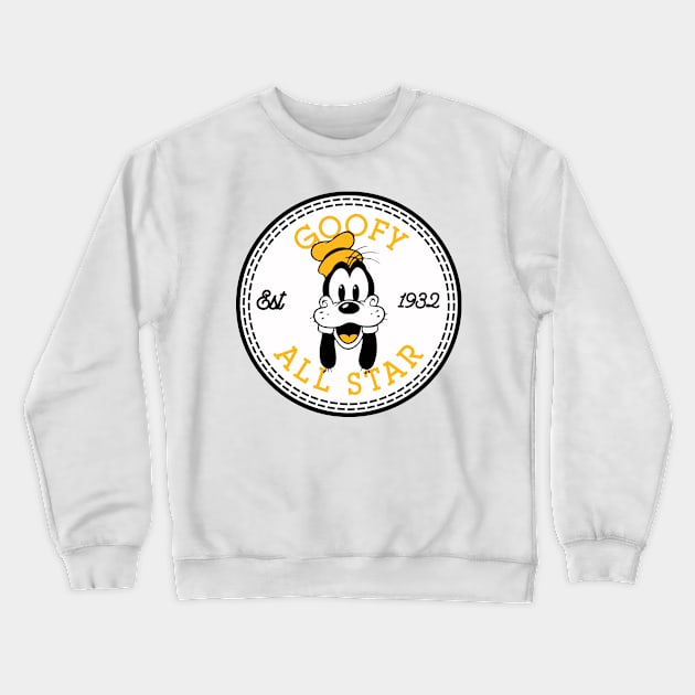 Goofy All Star Crewneck Sweatshirt by pitulas